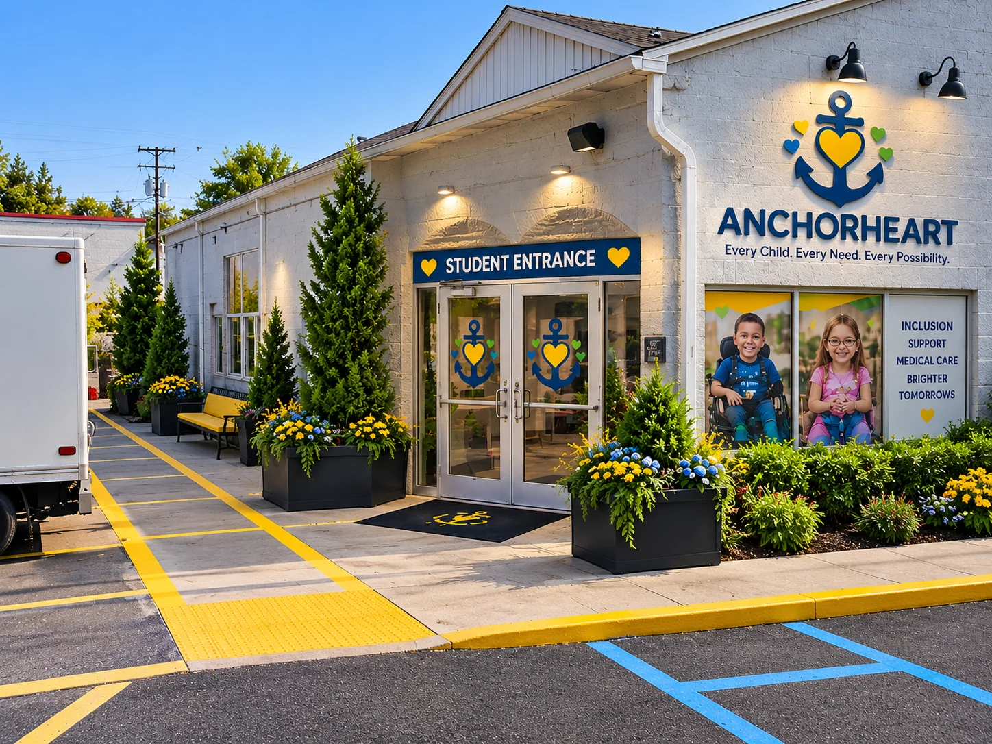 Concept rendering of proposed AnchorHeart rear area